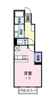 シャン エルンテ【1階】の間取り