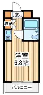 ドミール玉川学園【2階】の間取り