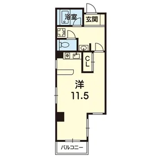 ソアー九品寺【4階】の間取り