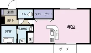 ピアハイツ堀原【1階】の間取り