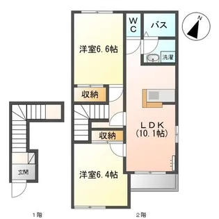 LiLy【2階】の間取り