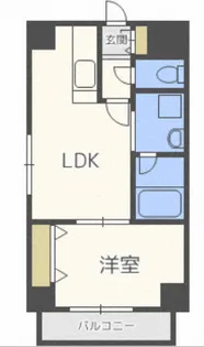 フロントコート大通公園【9階】の間取り