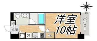 アーデン土佐堀【12階】の間取り
