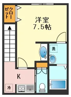 エテルノヴァローレ篠崎【2階】の間取り