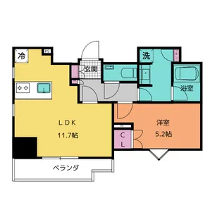 GRANPASEO名古屋伏見【6階】の間取り