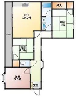 メゾン宗方【3階】の間取り