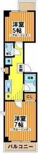 サンエムマンション第2【2階】の間取り