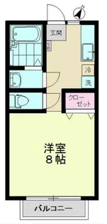コーポ大下【1階】の間取り