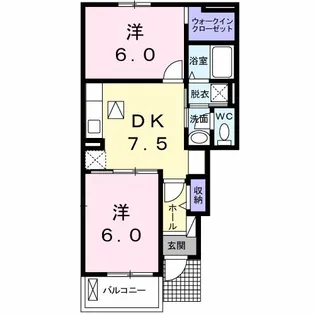 メビウスC【1階】の間取り
