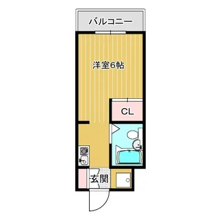 ナイスアーバンスピリッツ菊名【2階】の間取り