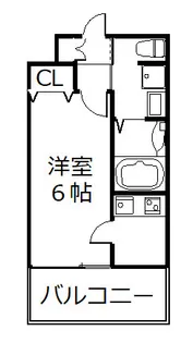 W.O.B.KYOBASHI【4階】の間取り