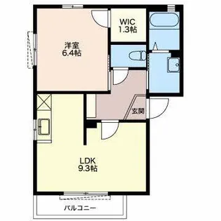 スプランドゥール【1階】の間取り