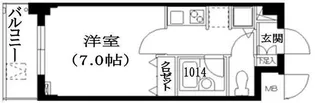 ジョイシティ中野【2階】の間取り