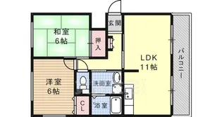 ル・ロワ赤坂【4階】の間取り