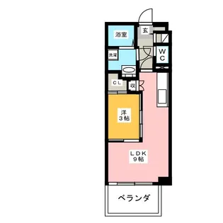 ブランブリエ利平治東山【7階】の間取り