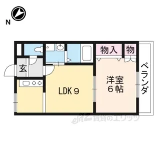 メープルタウン北野【2階】の間取り