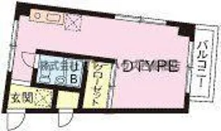 サニーコーポラス【4階】の間取り
