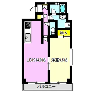 TWINSOL ZERO【8階】の間取り