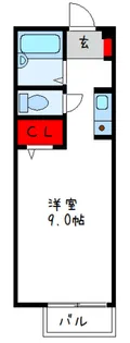 アメニティ大美野B【2階】の間取り