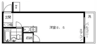 ディアハウス富士見町【2階】の間取り