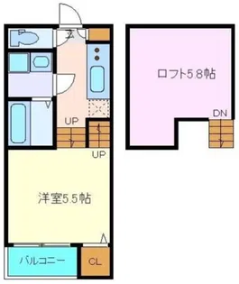 i-STATE河原町【2階】の間取り