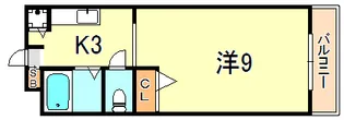 ピアハイツB棟【3階】の間取り