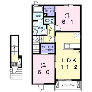 I.M.RESIDENCE【2階】の間取り