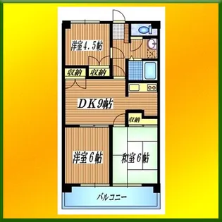 ロングキャッスルI【2階】の間取り