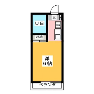シェルブールB・A【1階】の間取り