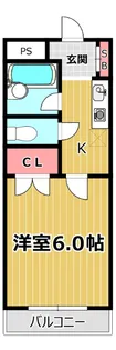 コート姫島【3階】の間取り