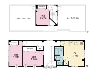 TJ王子【3階】の間取り