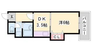 ハイツA&M【3階】の間取り