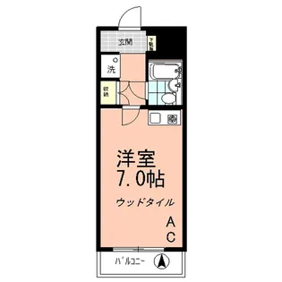 ワコーレ・メイ中村橋【5階】の間取り
