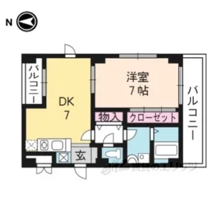 沐恩パレス【2階】の間取り