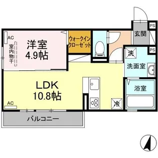 MSA託麻【3階】の間取り