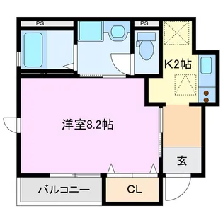 サンコート・F【1階】の間取り