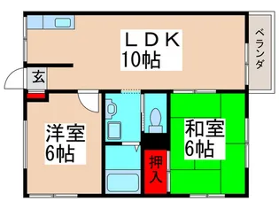 ハイメゾンエステー【2階】の間取り