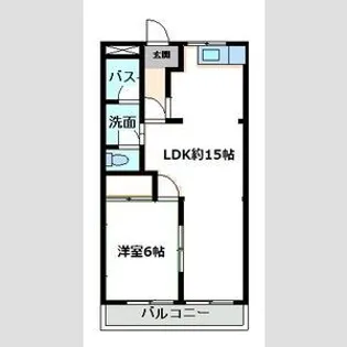 レジデンス道伯 C【1階】の間取り