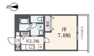 クインス【1階】の間取り