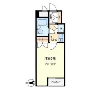 ナカヤマハウス【3階】の間取り