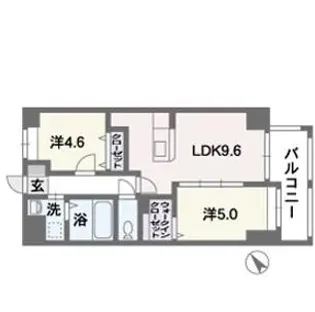 リブル高砂【2階】の間取り