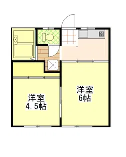 センチュリー石下【1階】の間取り