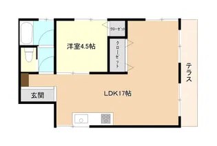 中八木ビル【1階】の間取り
