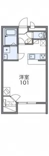 レオパレスサンシティフルヤIII【1階】の間取り