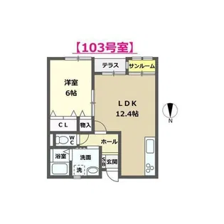 Pulchra(プルクラ)【1階】の間取り