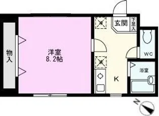 アネックス浦和3期【2階】の間取り