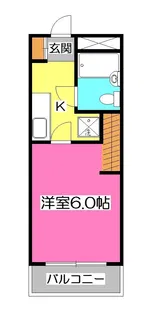 エクセル東所沢【2階】の間取り