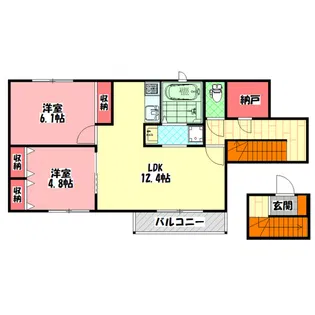ミュゲメゾン【2階】の間取り