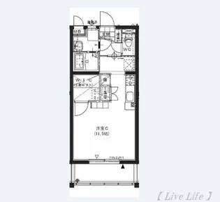 ユーミーこのはなII【2階】の間取り