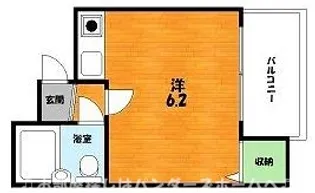 ハイコート枚方【2階】の間取り